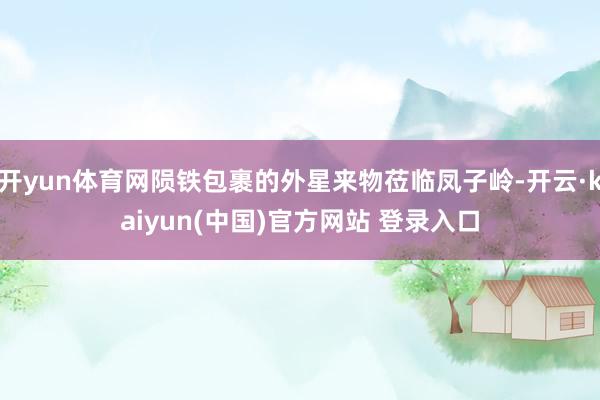 开yun体育网陨铁包裹的外星来物莅临凤子岭-开云·kaiyun(中国)官方网站 登录入口