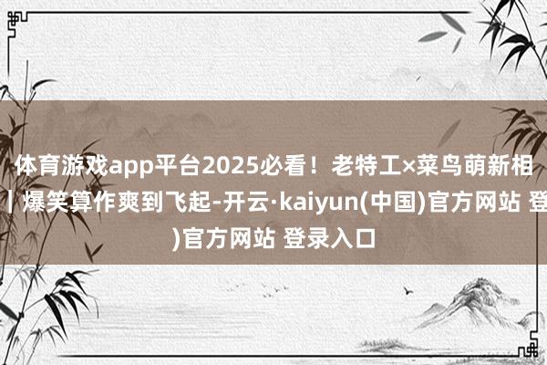 体育游戏app平台2025必看！老特工×菜鸟萌新相爱相杀｜爆笑算作爽到飞起-开云·kaiyun(中国)官方网站 登录入口