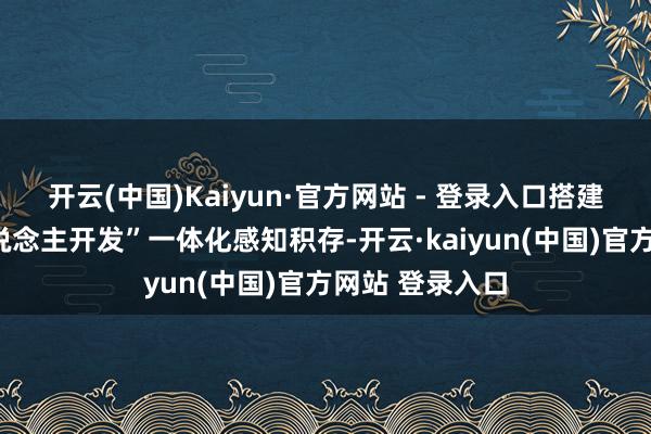 开云(中国)Kaiyun·官方网站 - 登录入口搭建起“空天下东说念主开发”一体化感知积存-开云·kaiyun(中国)官方网站 登录入口